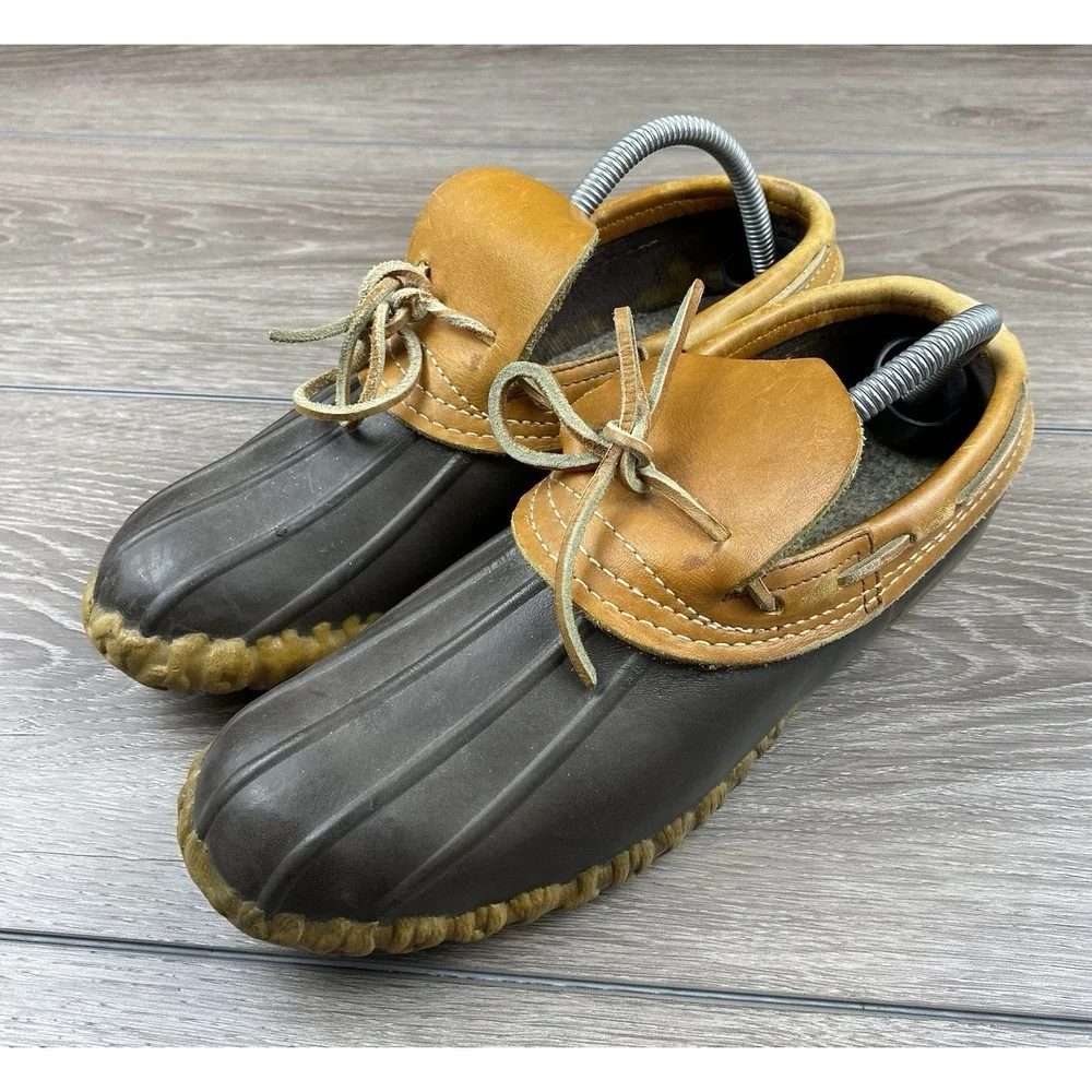 LL Bean‎ Women's Maine Hunting Shoe Duck Gumsole Brown Size 7 N